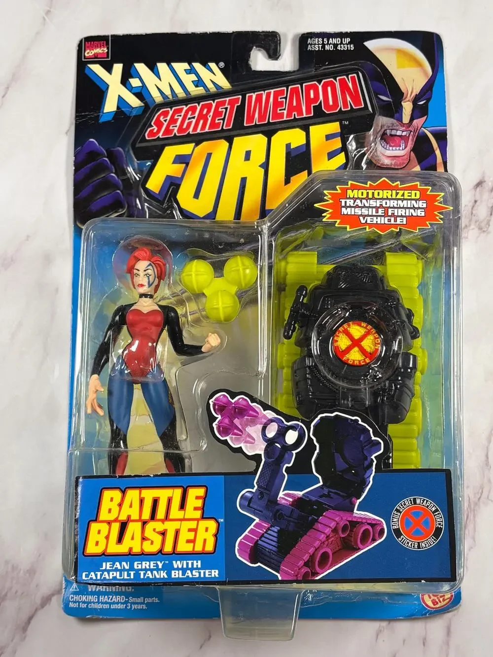 1998 Toy Biz Marvel X-Men Secret Weapon Force Battle Blaster Jean Grey New